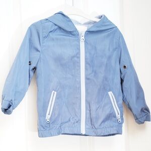 Janie and Jack Light Blue Raincoat